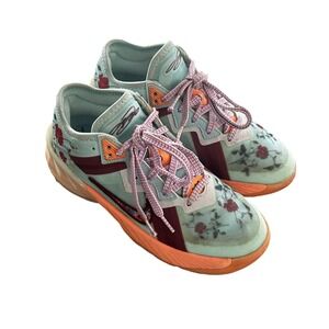 Nike LeBron 18 Low X Mimi Plange Basketball Sneakers Shoes Kids Size 3.5Y Floral